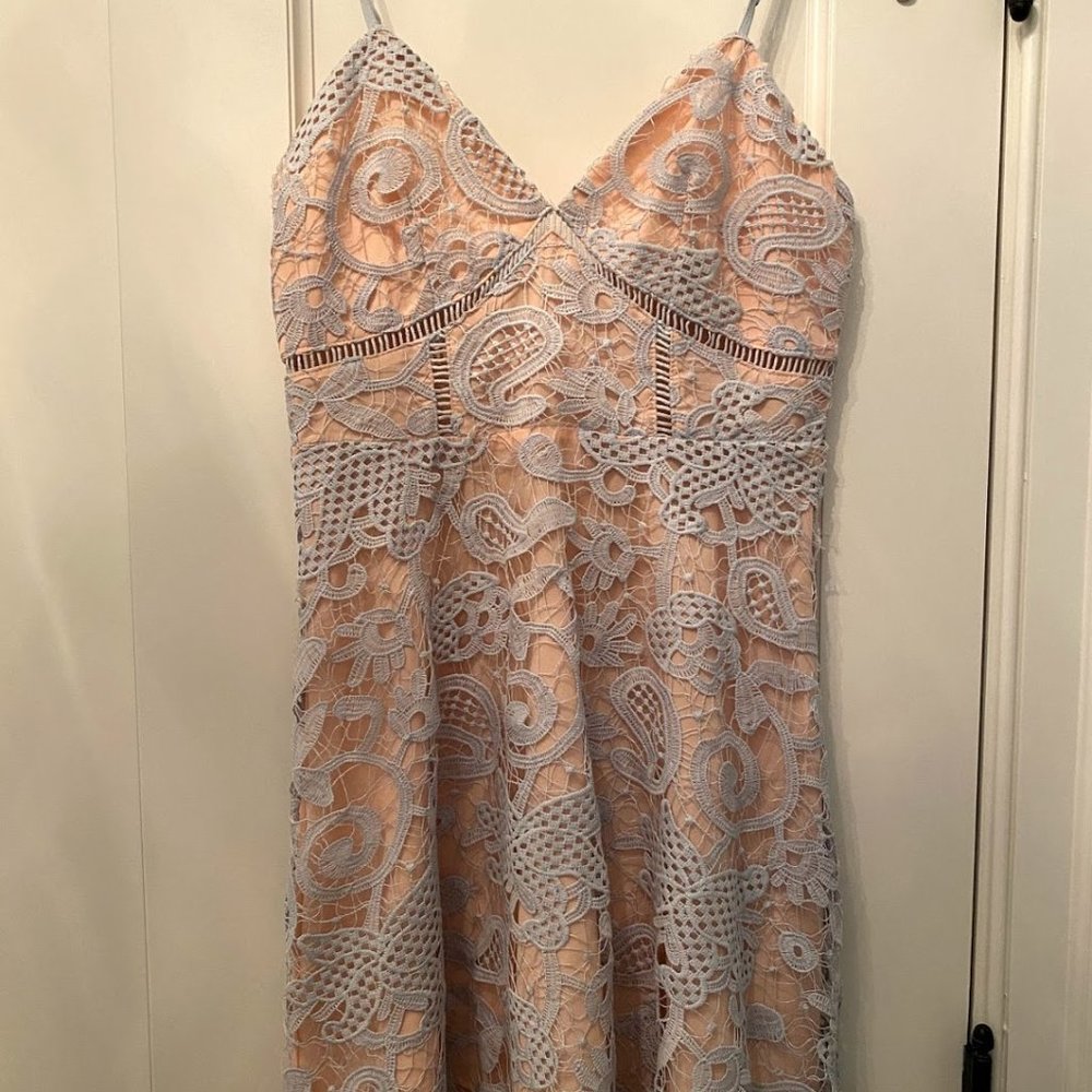 Lace Fit and Flair Dress Size Small